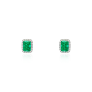 Brilliant Silver stud earrings